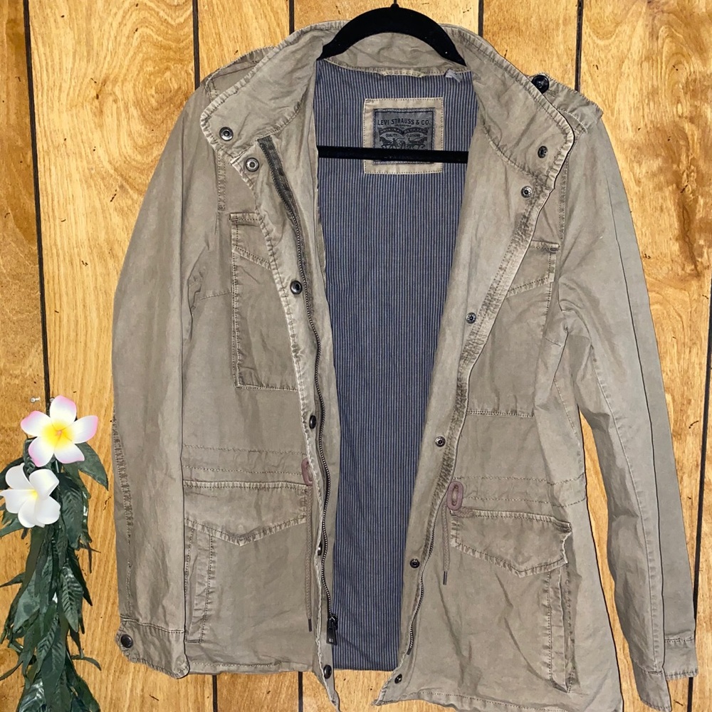Levi’s Utility Jacket Sz M Army Green